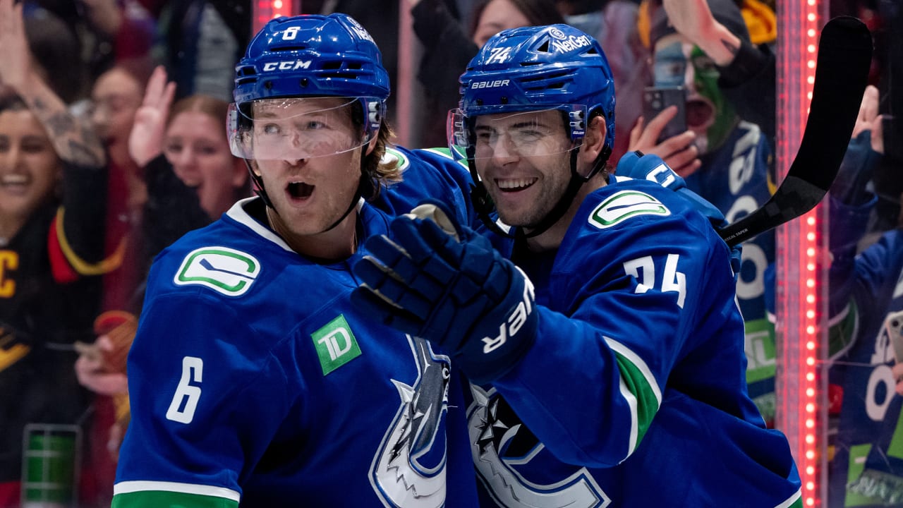 Лідери статистики NHL EDGE для Ванкувер Кенакс