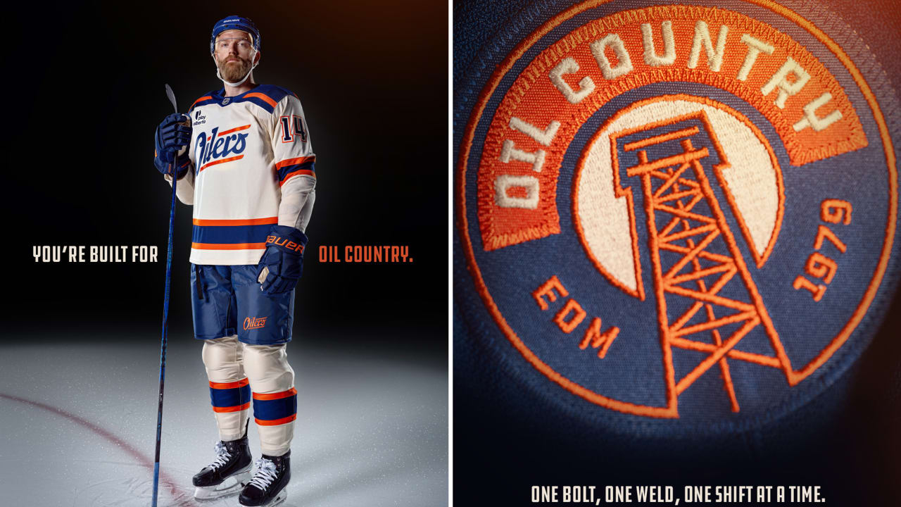 Oilers представили нові однотонні джерсі коричневого кольору на цей сезон
