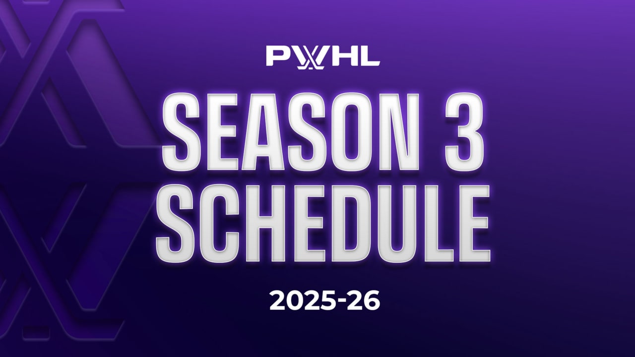 PWHL оголосила графік на сезон 2025-26, який стартує 21 листопада