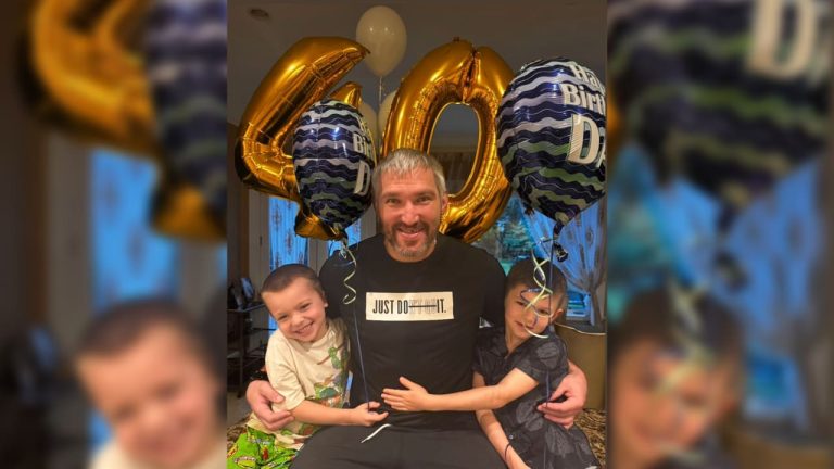Овечкін відзначає свій 40-річний ювілей у колі родини