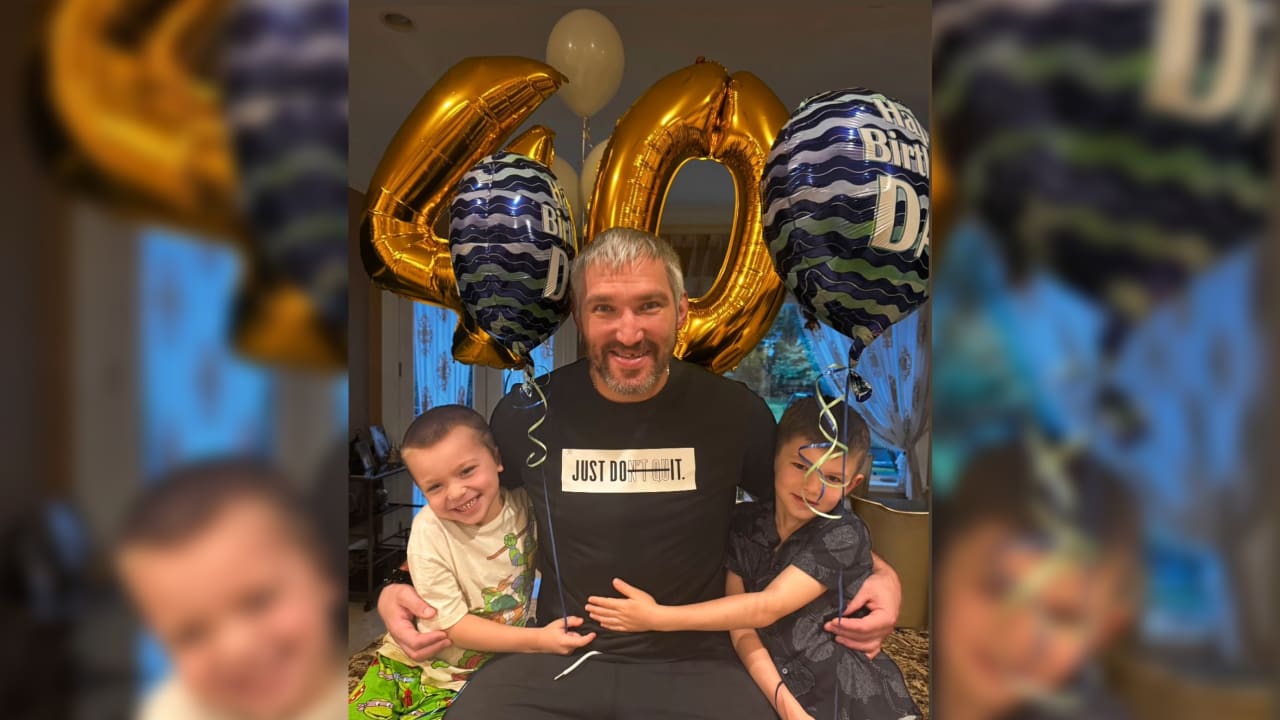 Овечкін відзначає свій 40-річний ювілей у колі родини
