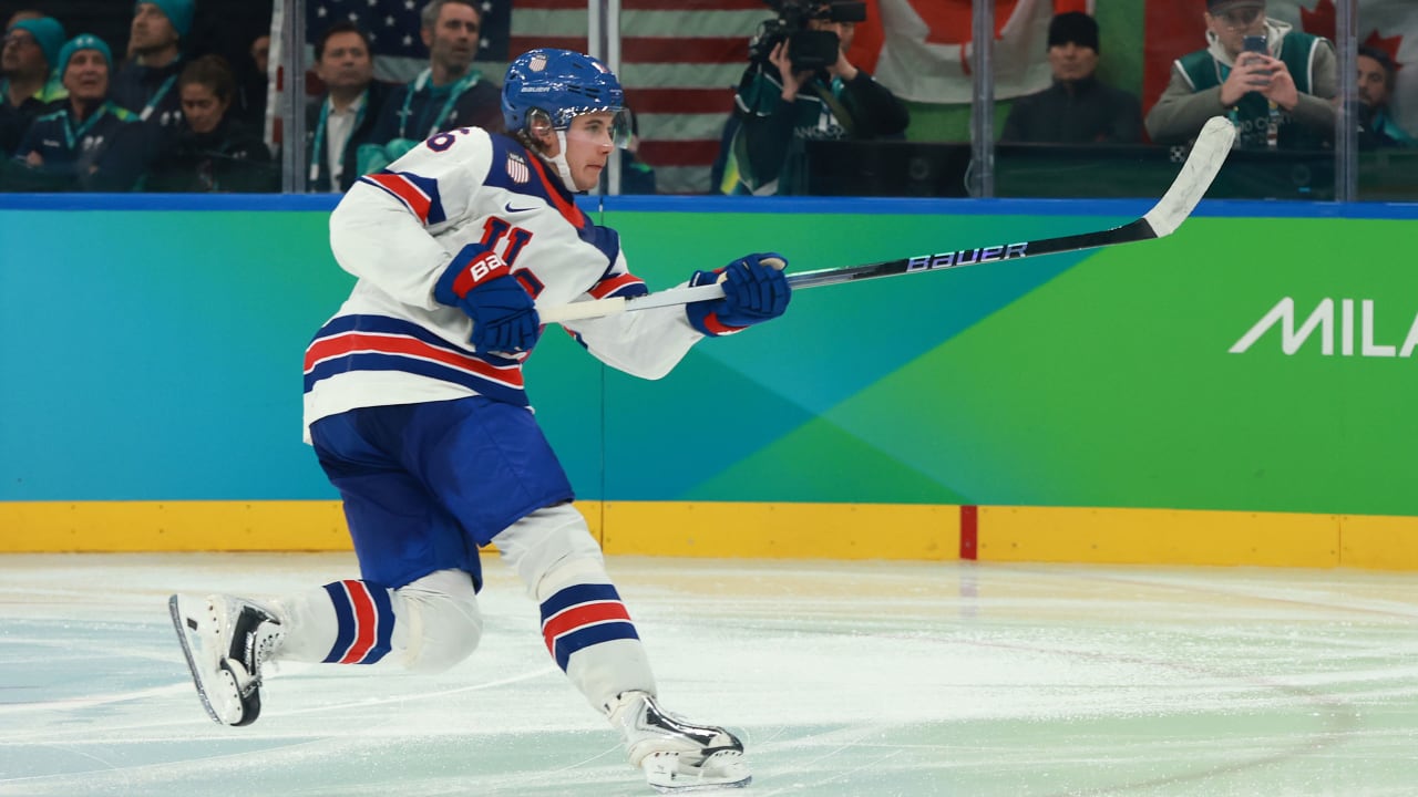Статистика NHL EDGE, що підтверджує героїзм Джека Х'юза на Олімпійських іграх 2026 року