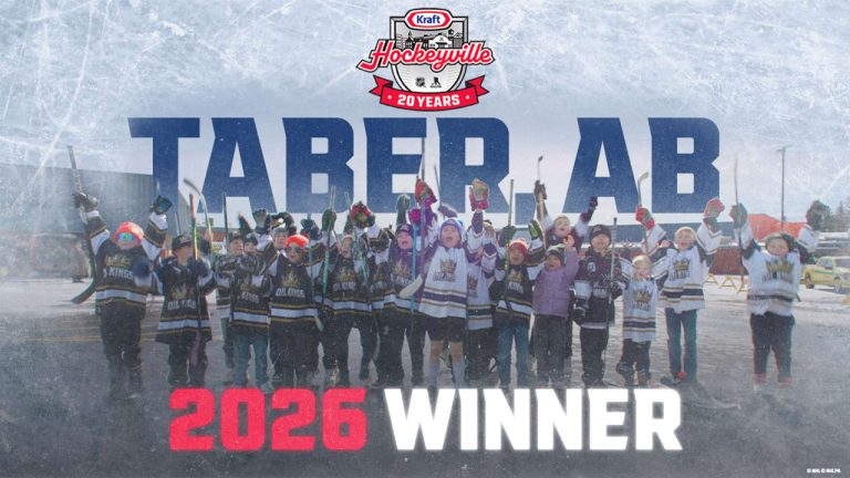 Табер, Альберта, здобула титул переможця Kraft Hockeyville 2026 на честь 20-річчя